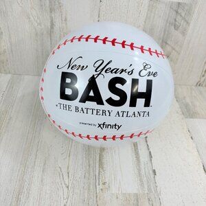 New Year's Eve Bash the Battery Atlanta Braves Inflatable Beach Ball Baseball